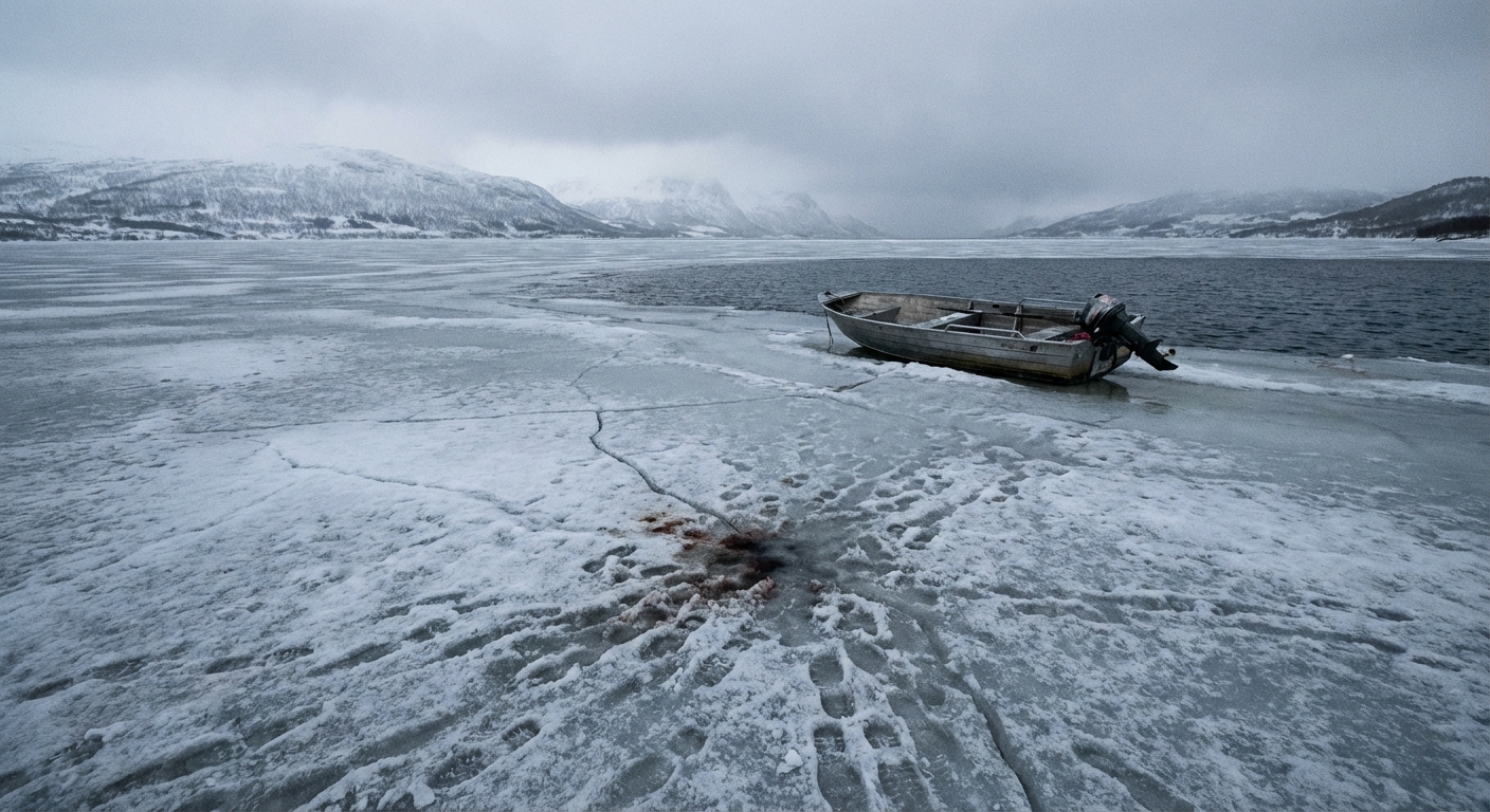 O Pescador do Lago Storsjön: Última Manhã de Göran Lundblad no Gelo